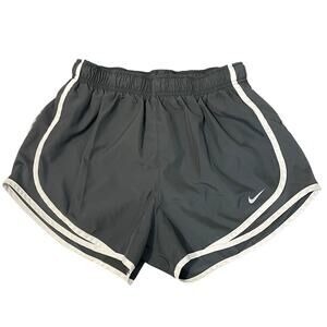 Nike Women's Tempo Dri-FIT Running Shorts Mid-Rise 3” Smoke Grey White Women's M